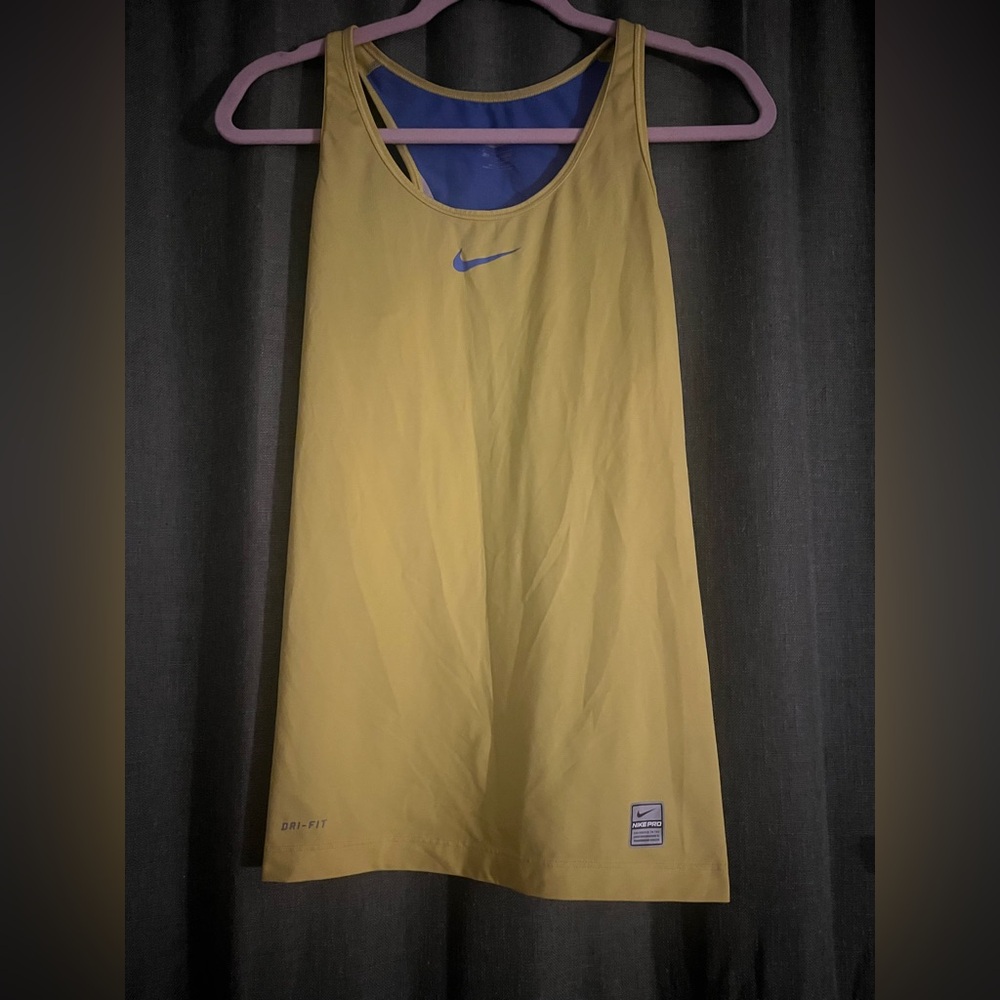 Nike Dri-FIT Yellow Womens Tank